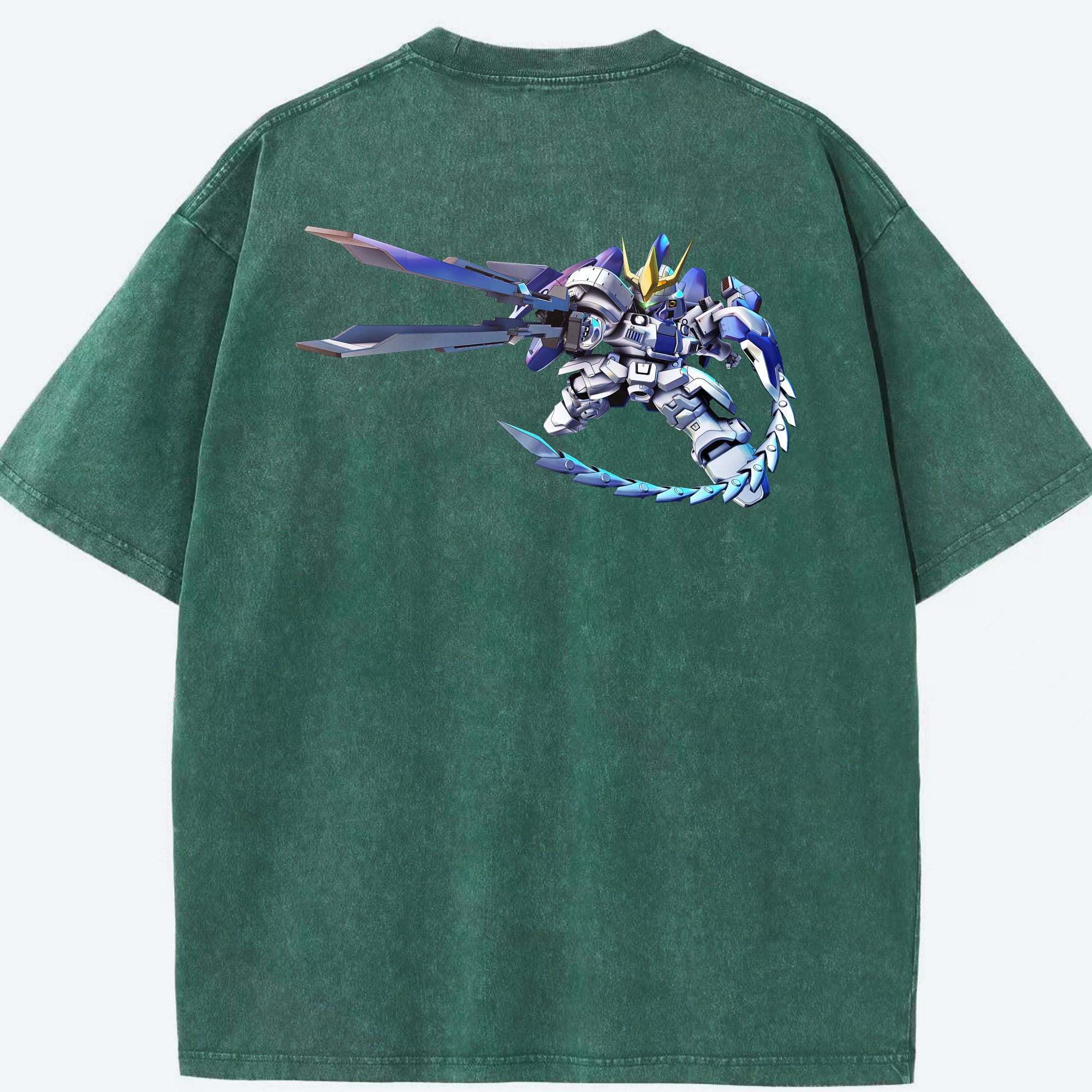 （画像用） 機動戦士ガンダム Mobile Suit Gundam 綿100% ヴィンテージ風 半袖Tシャツ（背面プリント）
